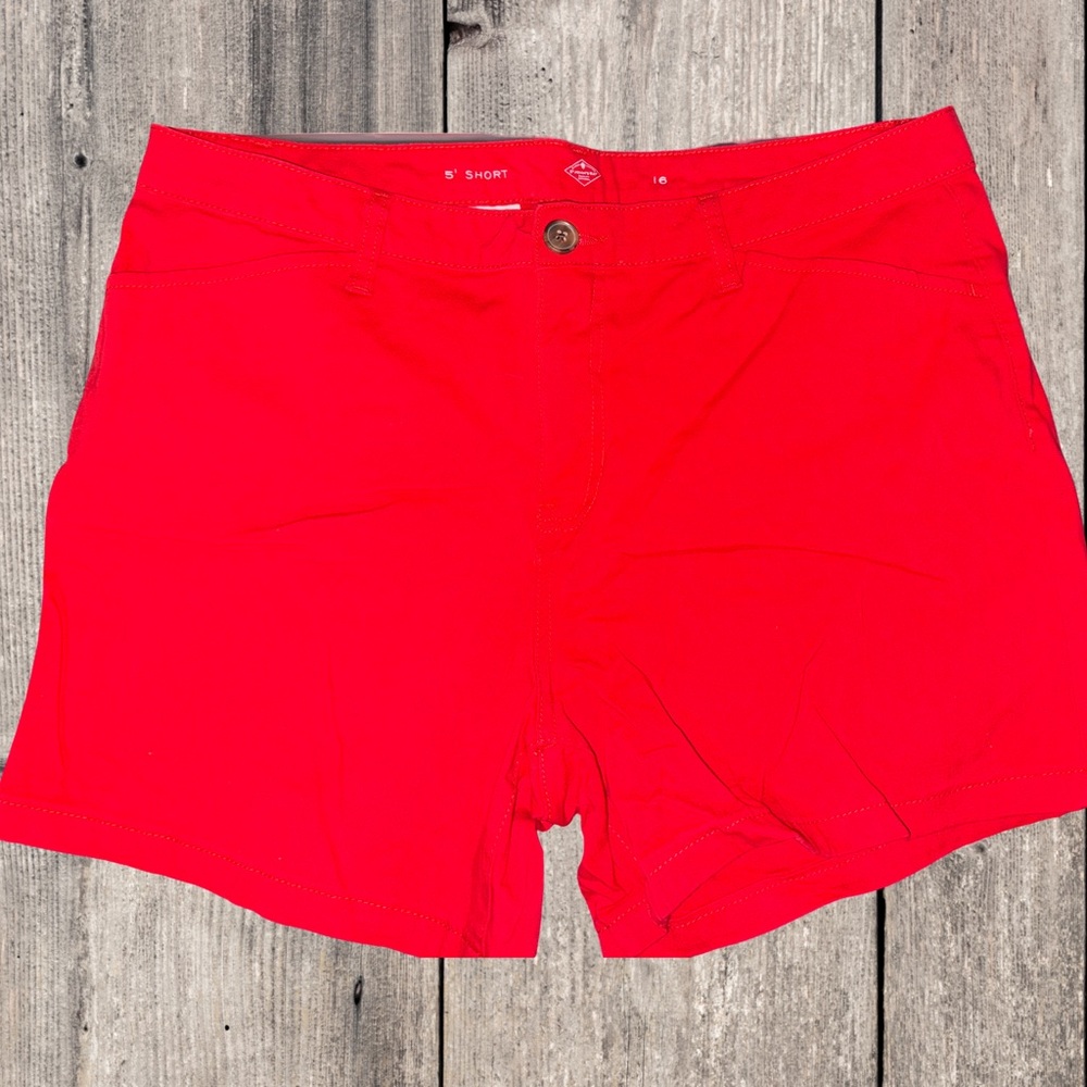 Women's Red Shorts